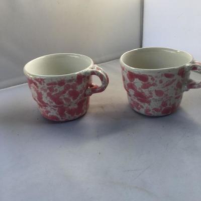 Vintage Mid- Century Set of TWO Cups Dated 1960 