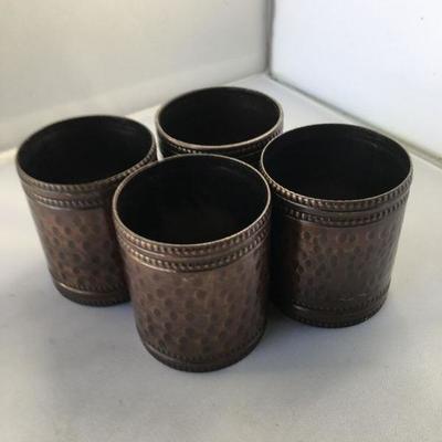 Vintage Copper Napkin Holders 