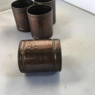 Vintage Copper Napkin Holders 