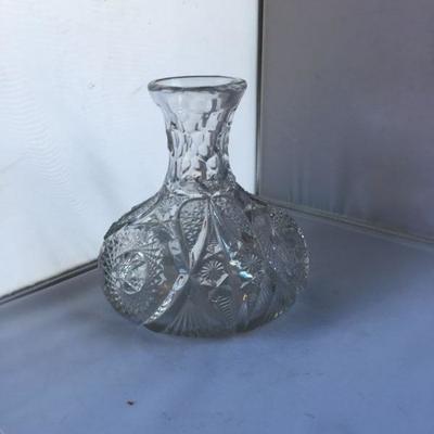 Vintage Bohemian Crystal Decanter 