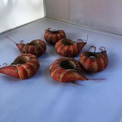 Vintage Napkin Holder Shrimp Like Design