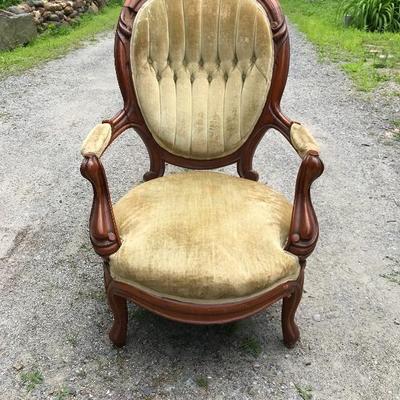 Victorian Antique Balloon Back Chair
