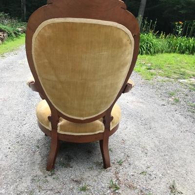 Victorian Antique Balloon Back Chair