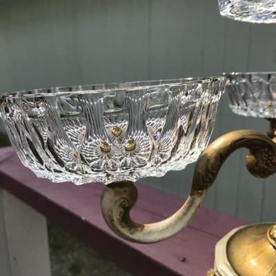 4 Piece Lead Crystal Compote