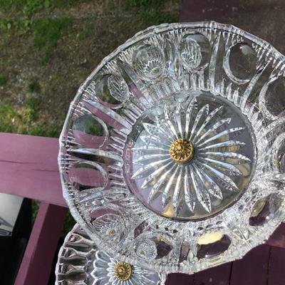 4 Piece Lead Crystal Compote