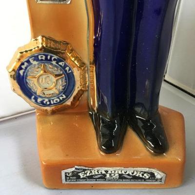 Vintage American Legion 24K Decorated Soldier 