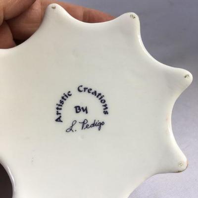 Vintage Little Porcelain Jewelry Box