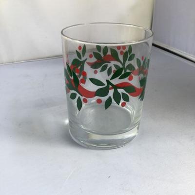 Vintage lot of Twelve Floral Tumblers