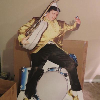 Life-sized Cardboard Elvis