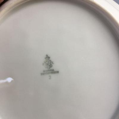 Antique Lot of TWO Items B.H Limoges and Bavarian Porcelain