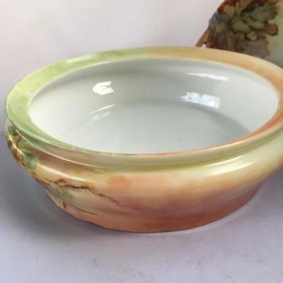 Antique Lot of TWO Items B.H Limoges and Bavarian Porcelain