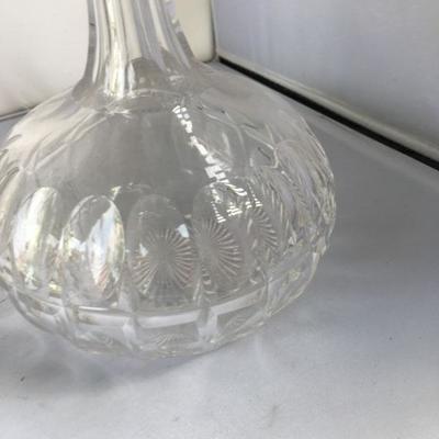 Vintage Lot of TWO Crystal Vases