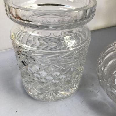 Vintage Lot of TWO Crystal Vases