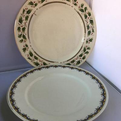 Vintage Lot of 2 Limoge Plates 