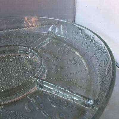 Vintage Lot of FOUR Serving Platters Divided 