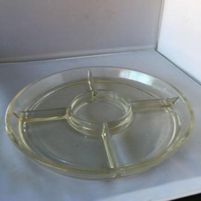 Vintage Lot of FOUR Serving Platters Divided 