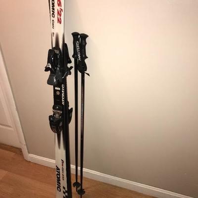 Atomic Pro Caru Skis and Poles