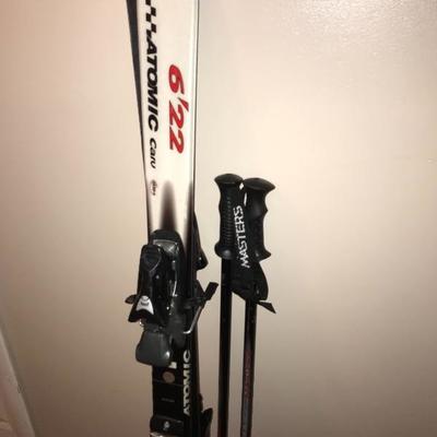 Atomic Pro Caru Skis and Poles