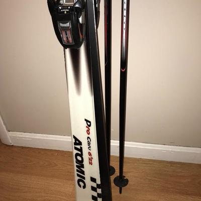 Atomic Pro Caru Skis and Poles