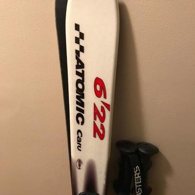 Atomic Pro Caru Skis and Poles