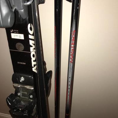Atomic Pro Caru Skis and Poles