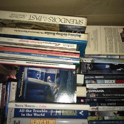 Assortment of Books and DVDâ€™s