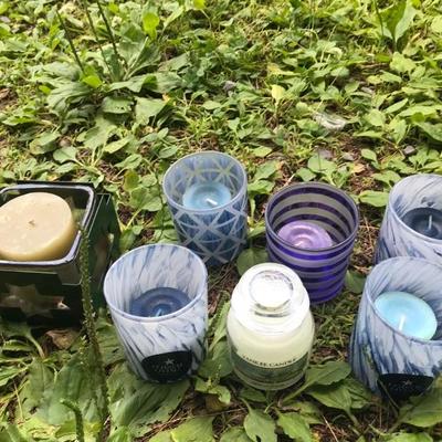 Assortment of Candles and Holders
