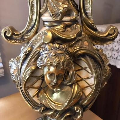 Beautiful Italian Gold Gilt Table Lamp
