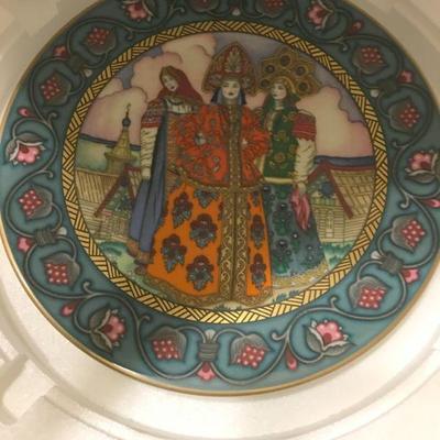 Lot of 13 Tianex Russian Legends Fairy Tale Bradex Plates