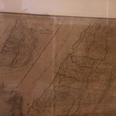1745 Land of the Hebrews or Israelites Map 1st Printing