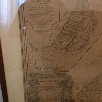 1745 Land of the Hebrews or Israelites Map 1st Printing