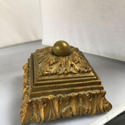 Vintage Jewelry Box with Velvet Inside