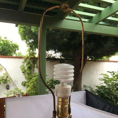 Vintage Tall Murano Electrical Lamp NO Shade 
