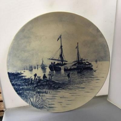 ]Antique Villeroy & Boch Charming Decorative Plate