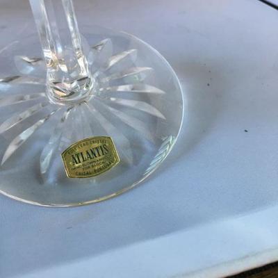 Vintage Crystal Unusual Candle Holder
