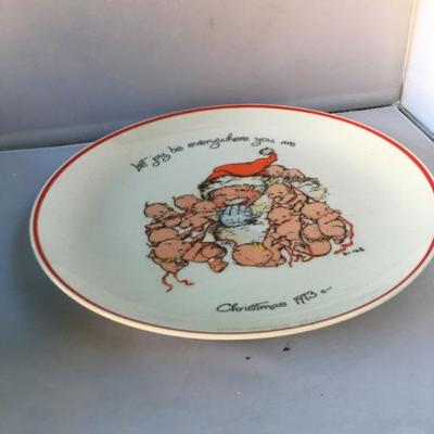 Vintage Lot of THREE KEWPIE Plates