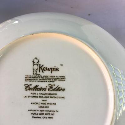 Vintage Lot of THREE KEWPIE Plates