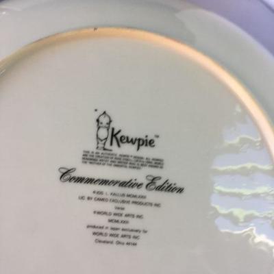 Vintage Lot of THREE KEWPIE Plates