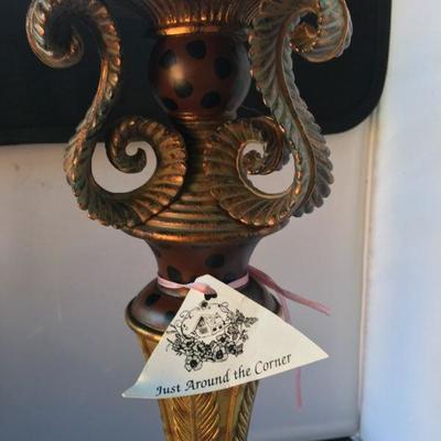 Vintage Pillar Candle Holder 