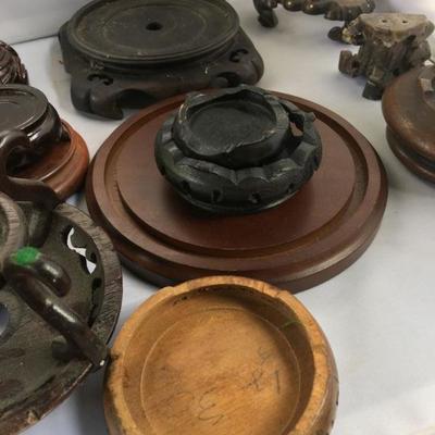 Large Lot of Chinese Stands Various Sizes Over 15