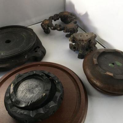Large Lot of Chinese Stands Various Sizes Over 15