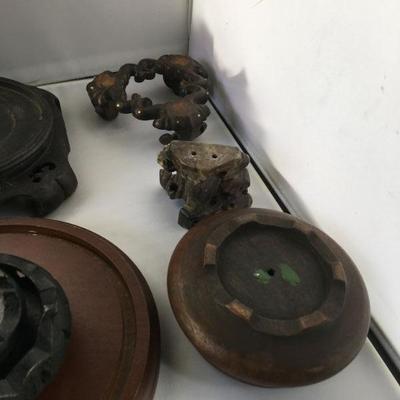 Large Lot of Chinese Stands Various Sizes Over 15