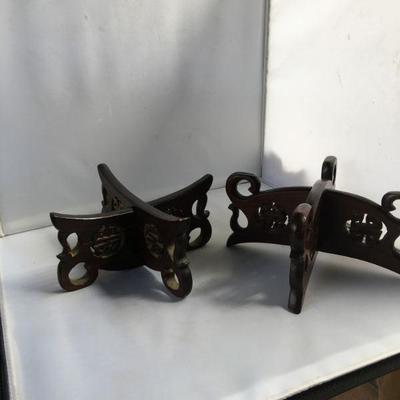 Large Lot of Chinese Stands Various Sizes Over 15