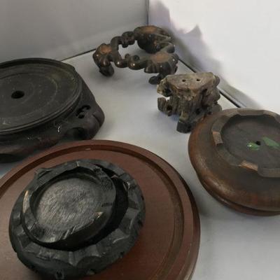 Large Lot of Chinese Stands Various Sizes Over 15