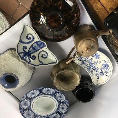 Lot of Candle Holders and Dishes