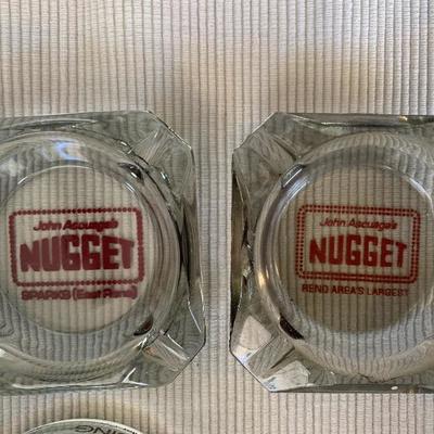 Lot of 4 Casino collectible ashtrays