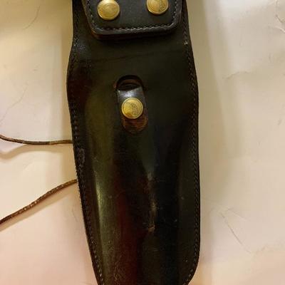 Hunter Leather Gun Holster Belt