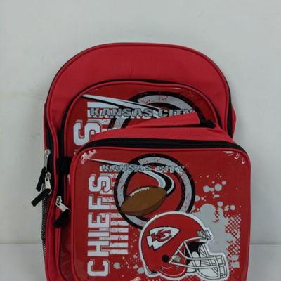 NFL Kansas City Chiefs Backpack and Lunchbox
