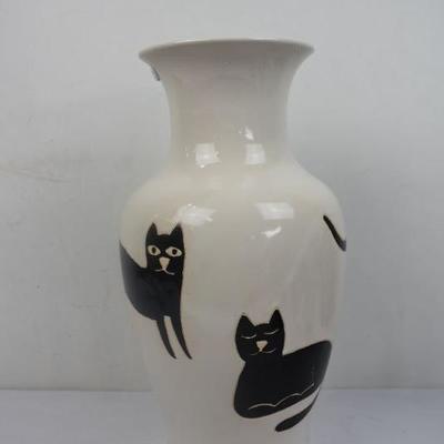 Black Cat Decorative Vase by Drew Barrymore Flower Home - New