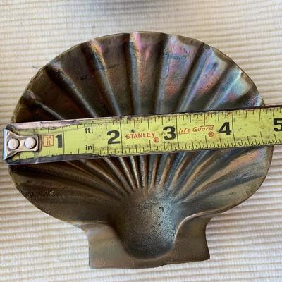 Set of Four Brass Sea Shell 